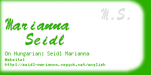 marianna seidl business card